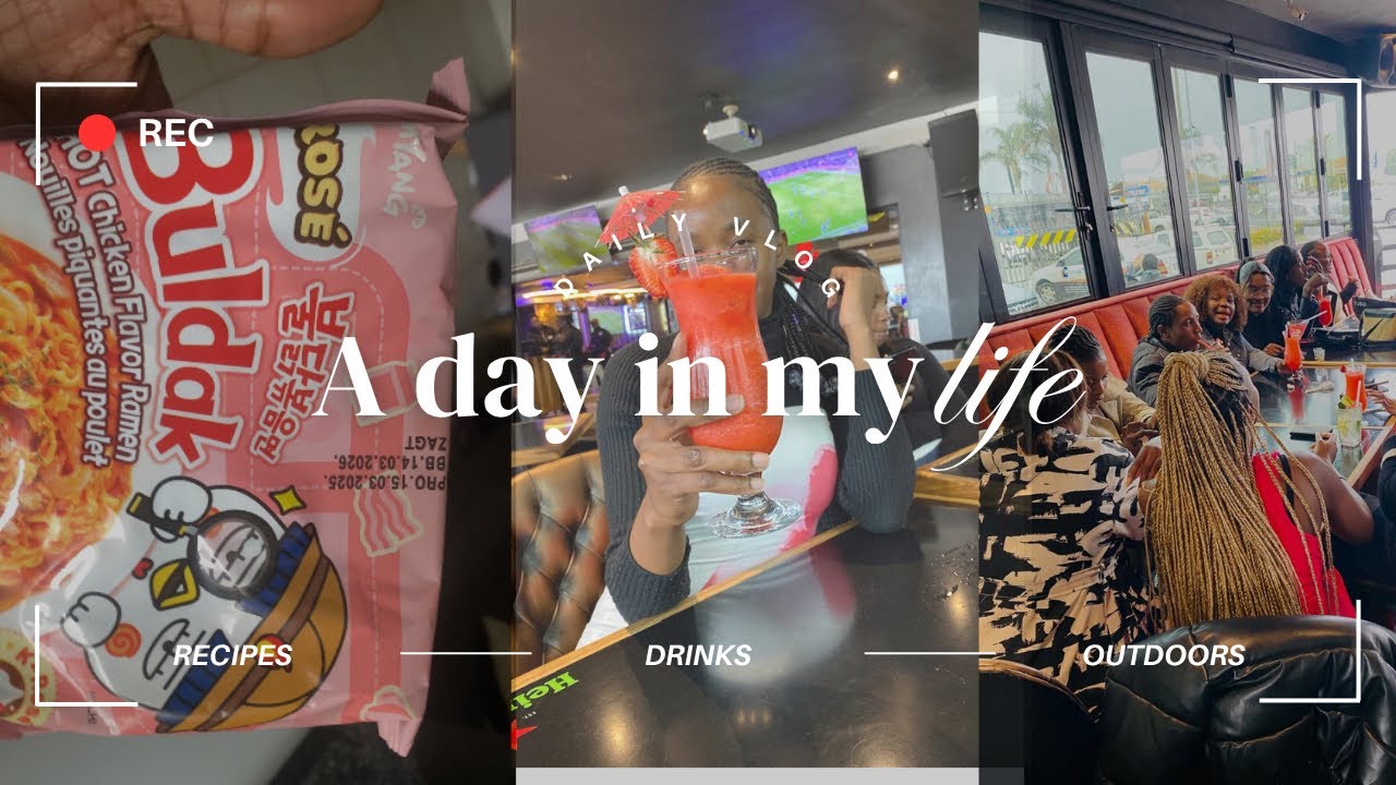 VLOGTOBER EP 4: Spend a day with me// House of Ribs lunch// Cappello🍹// Trying Buldak Noodles🍜 