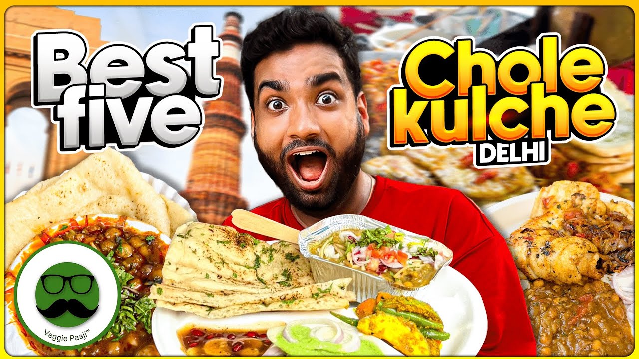 5 Best Chole Kulche Street Food in Delhi You Need to Try | Veggie Paaji