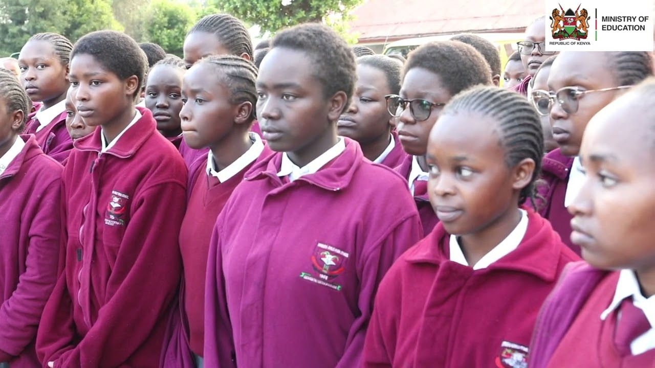 Education CS Hon. Julius Ogamba motivates Litein Boys' and Kipsigis Girls's High School candidates