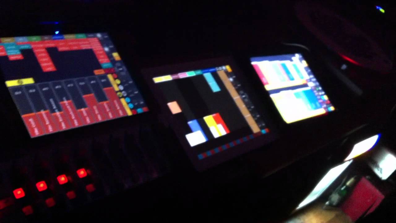 Le K Live @ Wilde Renate Berlin using 4 iPads with touchAble 1/2