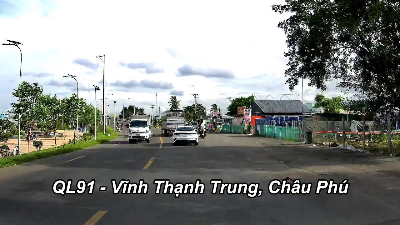 Từ Châu Đốc - Quốc lộ 91 - đến Cái Dầu, Châu Phú, An Giang