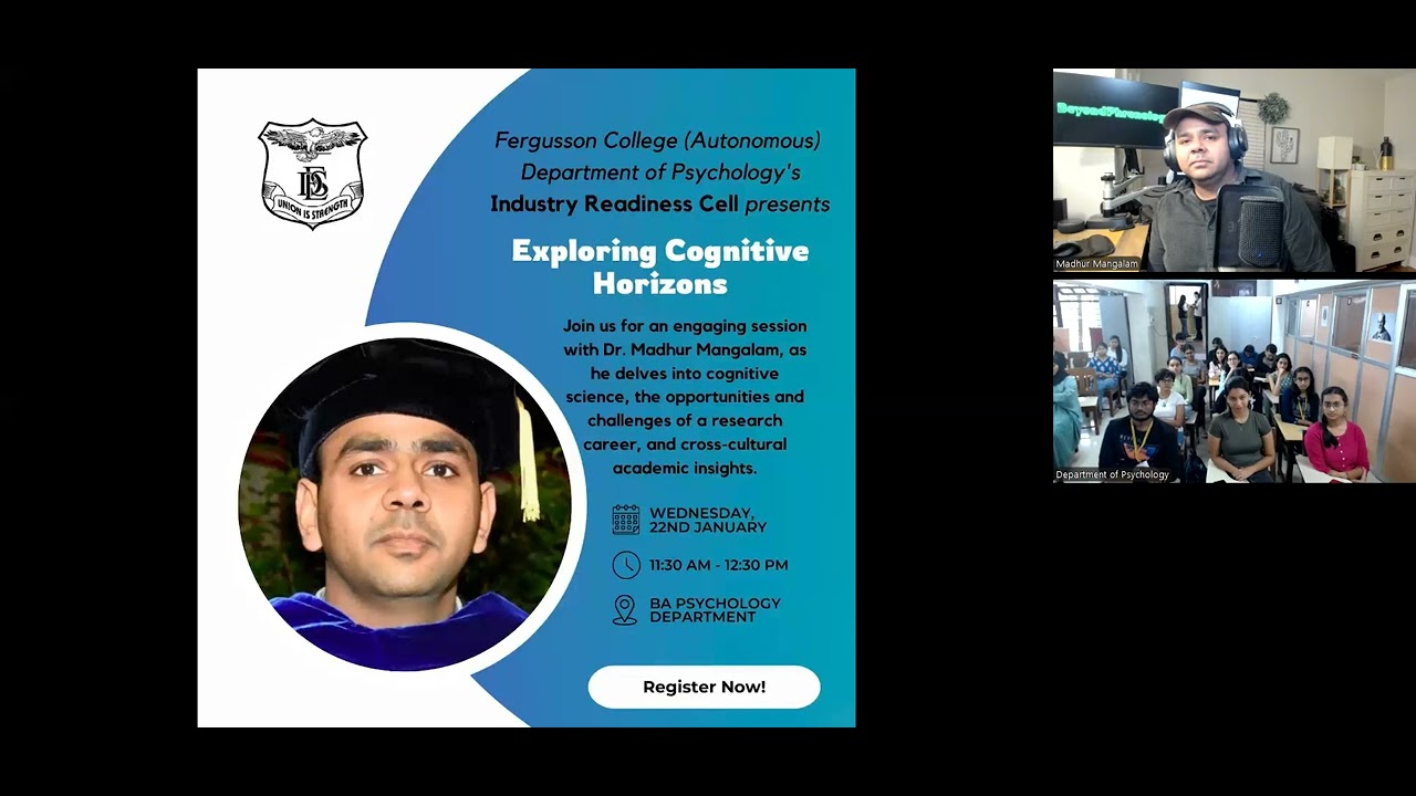 Dr. Mangalam Engages with Students from Fergusson College | #37