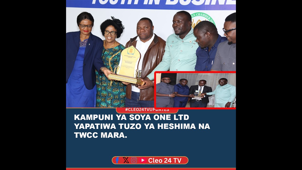 KAMPUNI YA SOYA ONE LTD ILIVYOJINYAKULIA TUZO YA HESHIMA