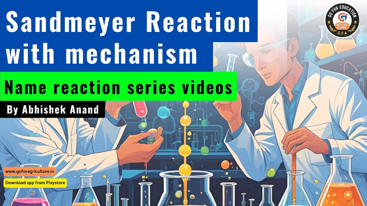 Sandmeyer Reaction | Organic chemistry class 12th #neet #jee  #pw