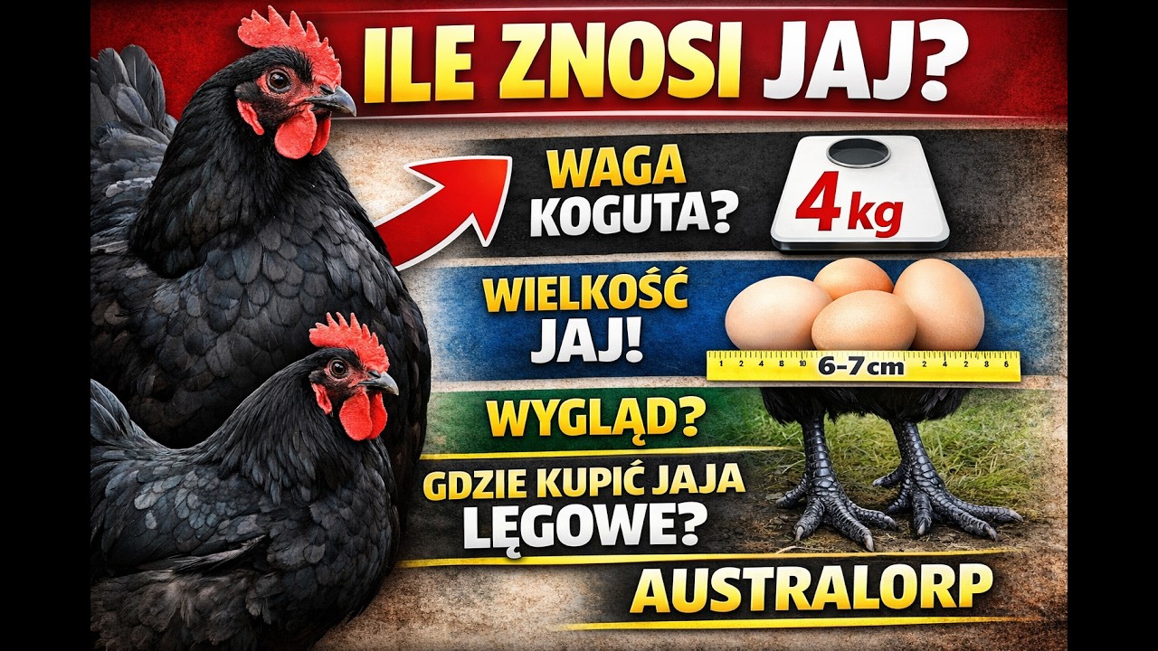 Australorp: wygląd, waga koguta, jaja lęgowe – wszystko o tej rasie