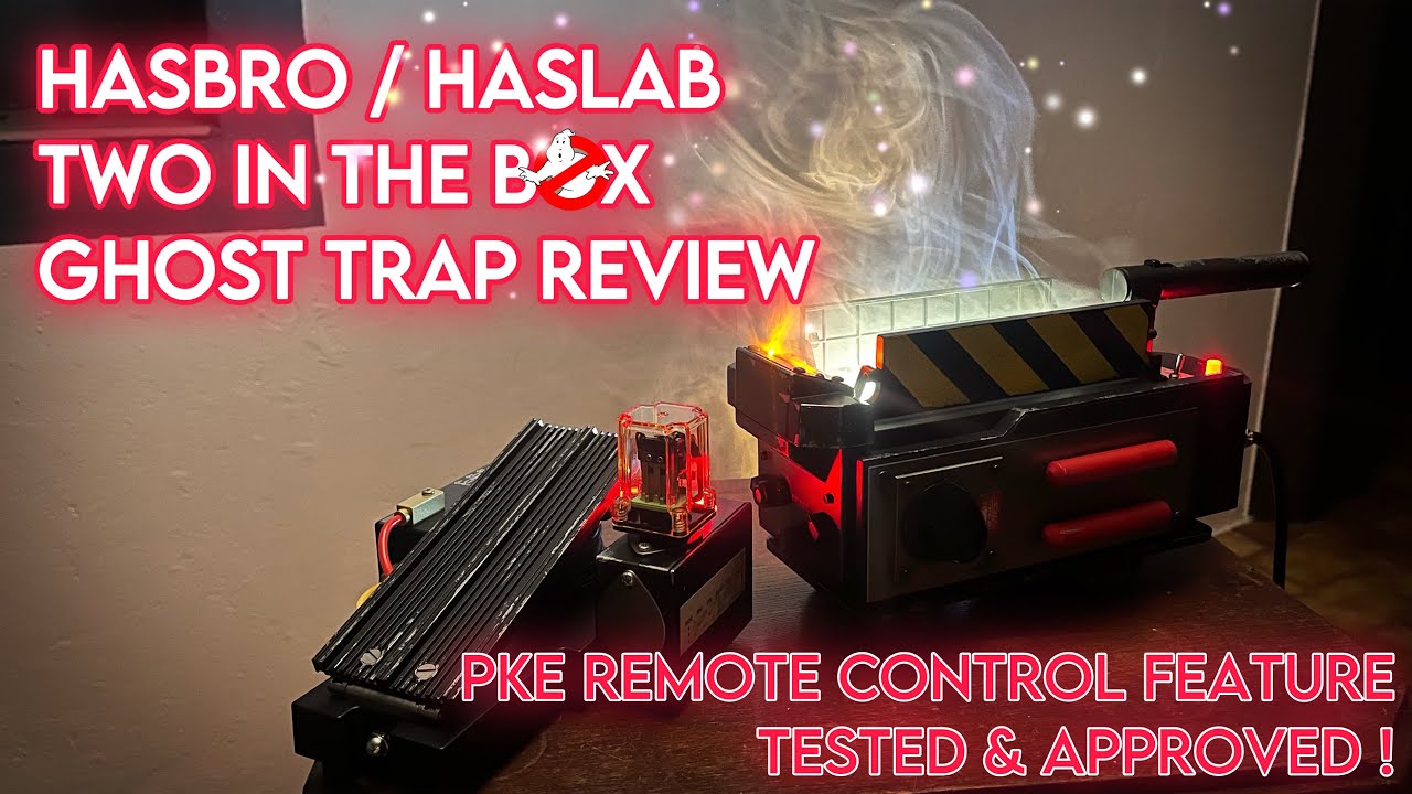 Ghostbusters - Two In The Box by Hasbro Pulse / Haslab Part 3 : Ghost Trap Review. IR RECEIVER DEMO