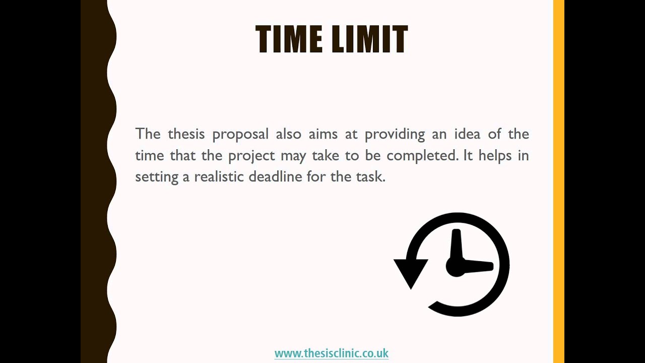Key eElements of PhD Thesis Proposal
