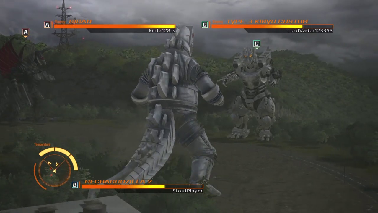 GODZILLA PS4 : MechaGodzilla and Gigan vs Kiryu