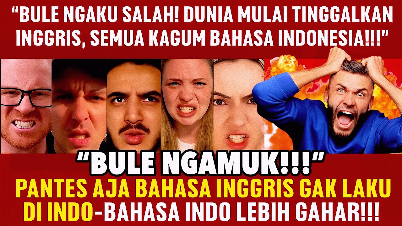 “BULE NGAKU SALAH! DUNIA MULAI TINGGALKAN INGGRIS, SEMUA KAGUM BAHASA INDONESIA!” #bahasaindonesia 