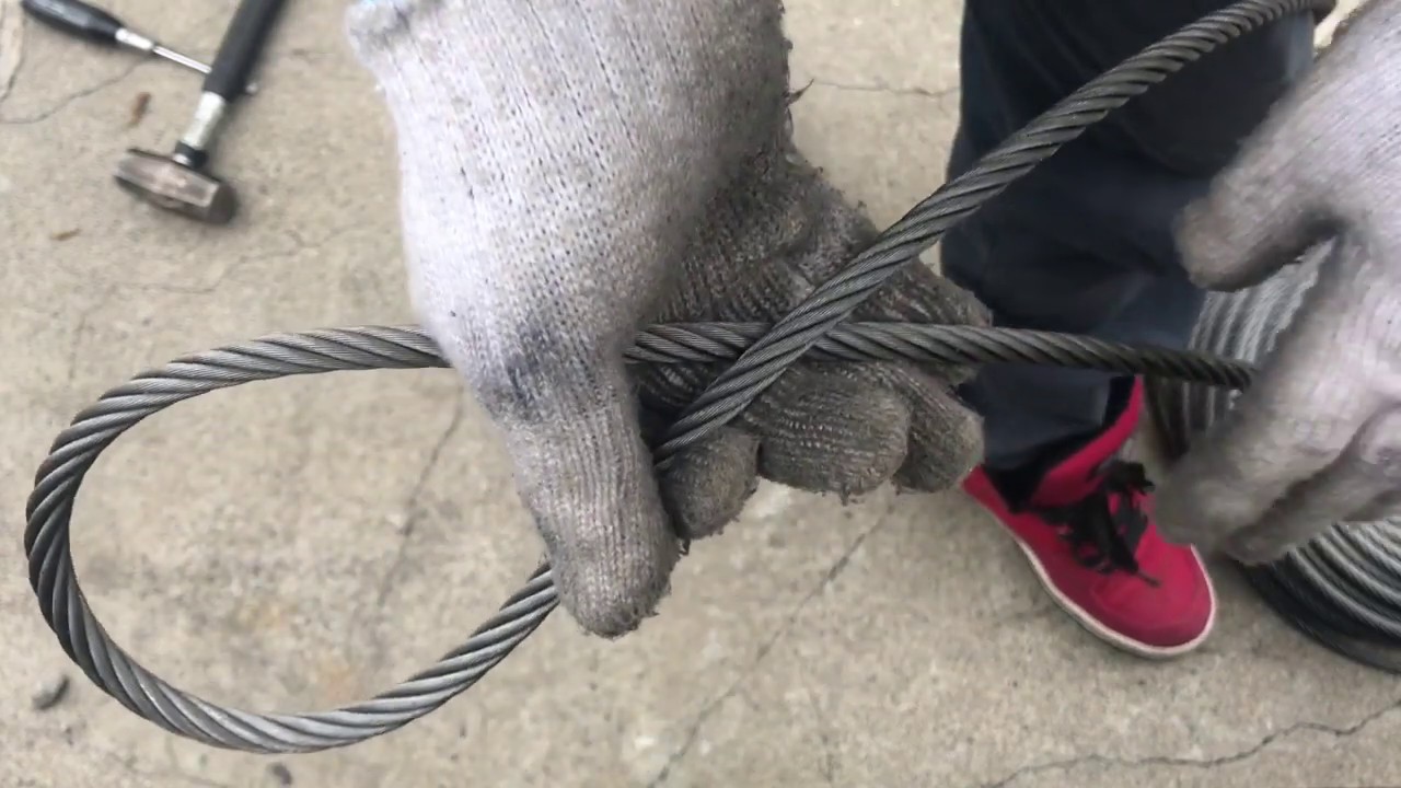 eyesplice processing ワイヤーを編む(詳細版）