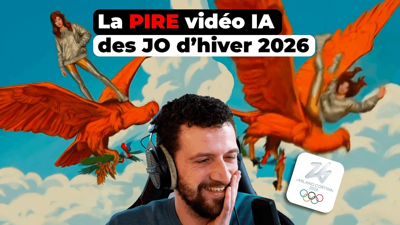 Ils ont osé montrer ce SLOP IA pendant les JO d'hiver 2026 !