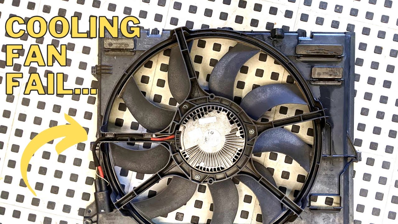 Cooling fan replacement on BMW E90 M3