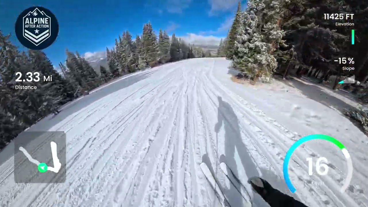 Ski Cooper Trails End top to bottom 