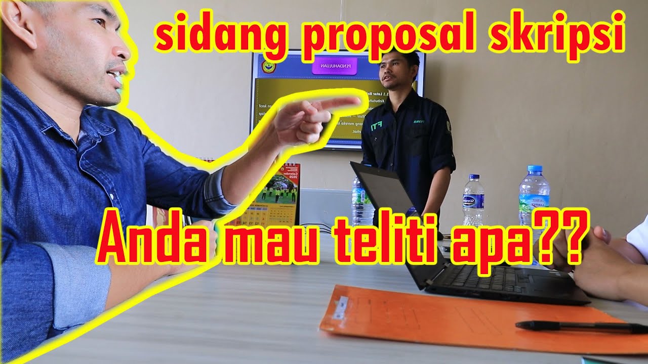 Dosen Milenial | Sidang Seminar Proposal Skripsi, buka bukaan rahasia pertanyaan - Full Video