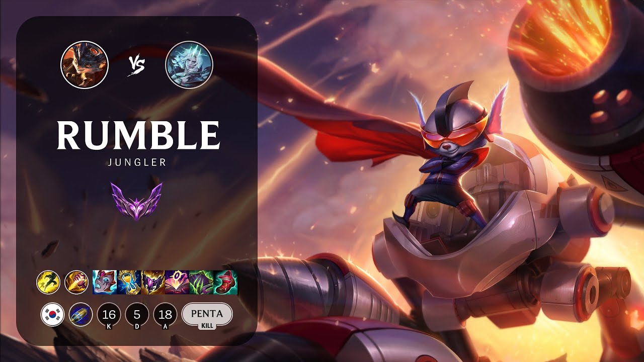 Rumble Jungle vs Viego - KR Master Patch 14.6
