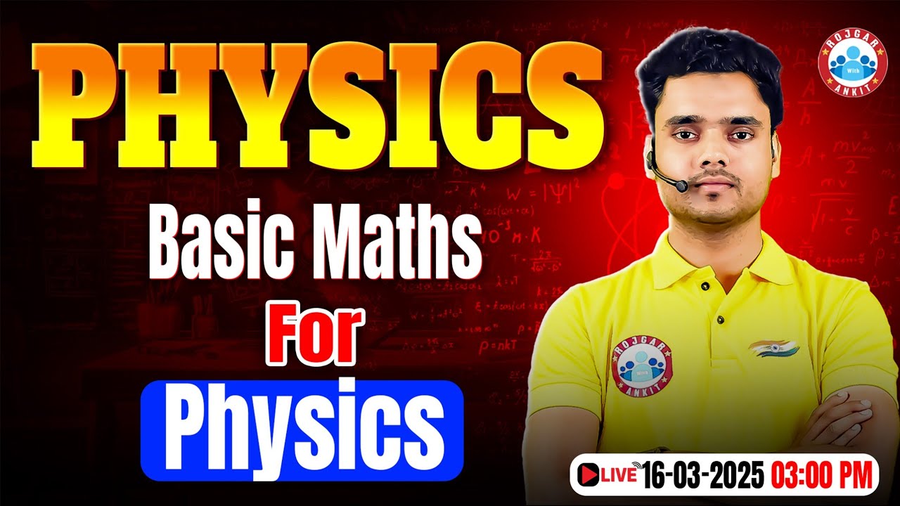 Class 12 Basic Maths For Physics One Shot | 12th Physics Complete Maths | 12th Physics Basic Maths