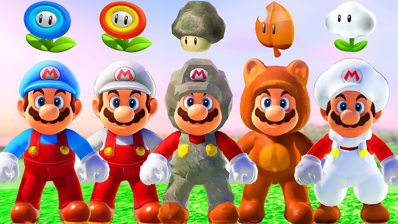 Super Mario Odyssey - All Power-Ups