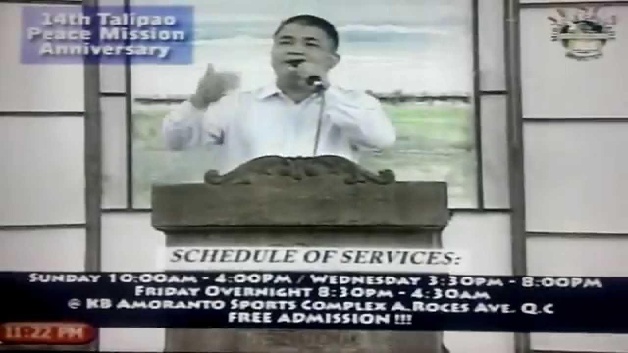 10-5-14 JMCIM 14th Talipao Peace Mission Anniversary: Testimony of Bel. OP Danny Cuarteros