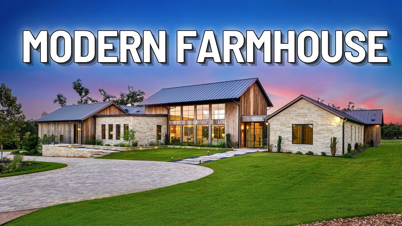 Explore the Most Breathtaking Modern Farmhouse in Texas!