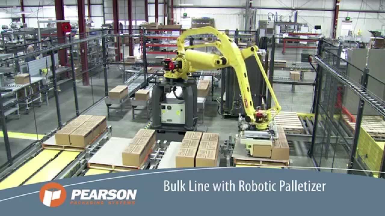 Multi-Line Robotic Palletizing System - Pearson Packaging Systems