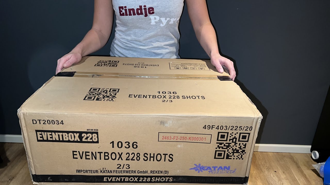 Eventbox 228 : Katan Feuerwerk : Straatfilm : 20, 25 & 30mm : 21 Kg : 228 Shots