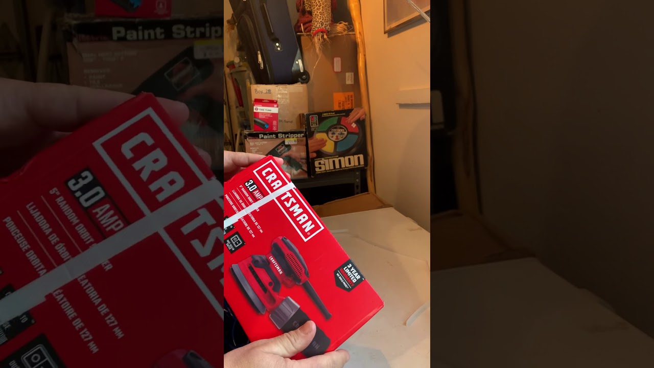 Unboxing of the Craftsman 3.0 AMP Random Orbital Sander