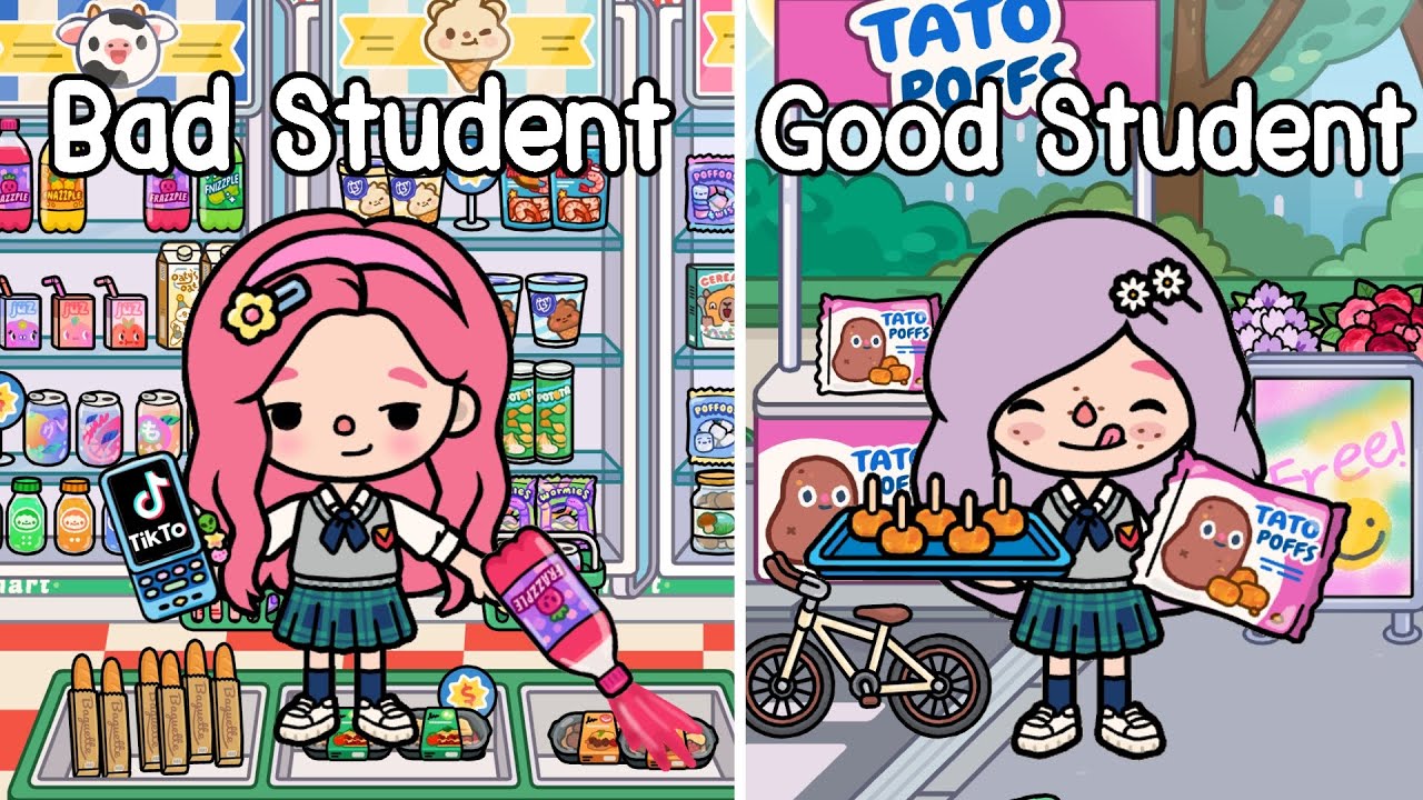 Good Student VS Bad Student | Supermarket Chaos! 🥖🛍️ Toca Boca | Toca Life Story