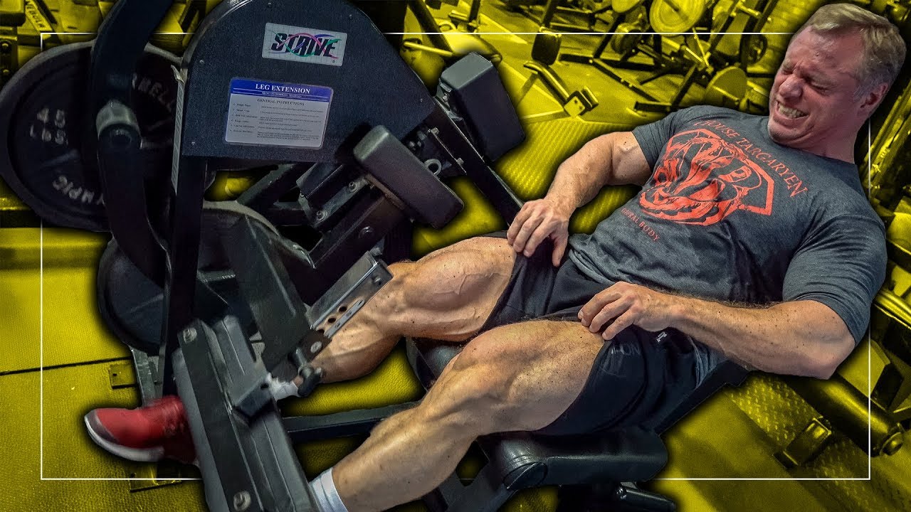 Crazy Old School John Meadows Leg Workout at Quads Gym