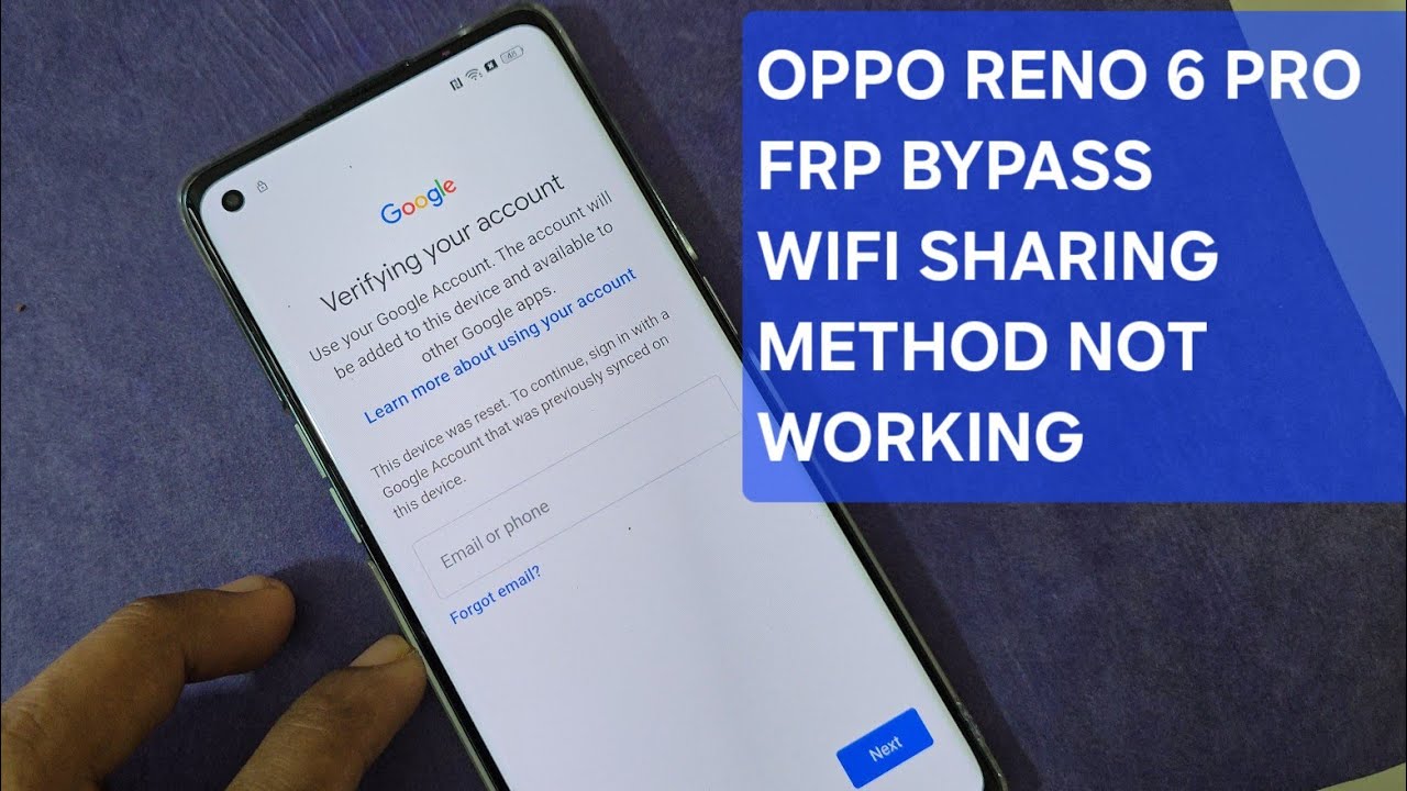 Oppo Reno 6 pro 5G frp  2025 | Reno 6 frp unlock | wifi sharing method not working