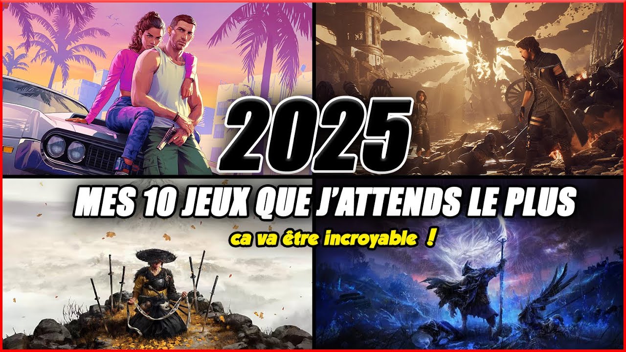 Mes futurs jeux de l'année 2025, on va se régaler !