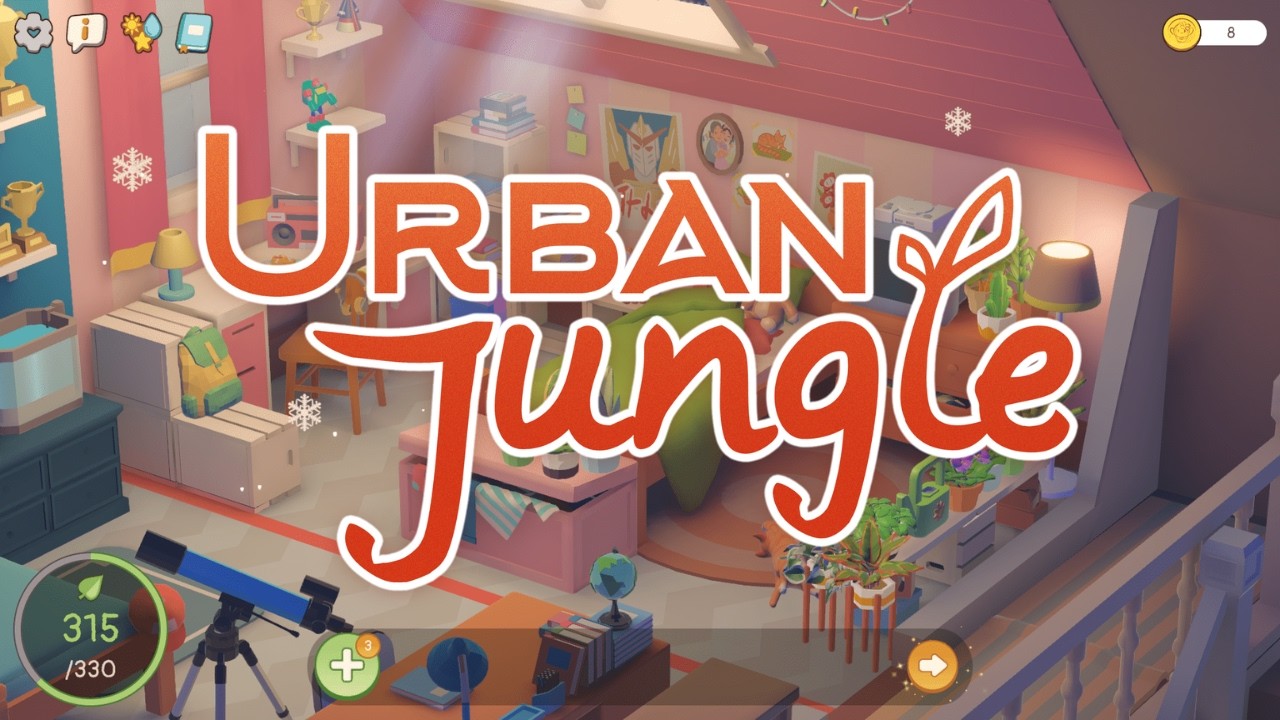 Playing the cutest plant game ever! | Urban Jungle #sponsored