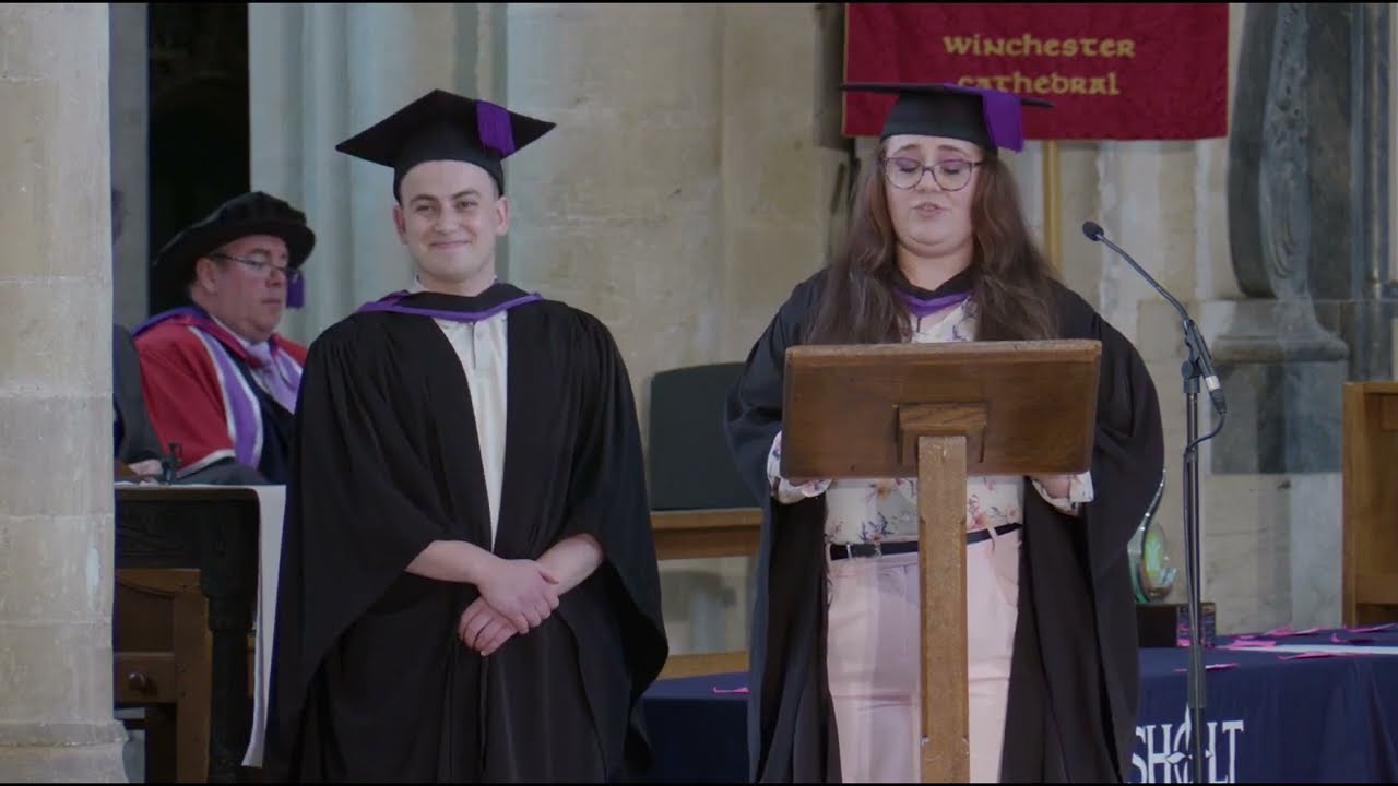 University Centre Sparsholt Graduation 2024 - Student Vote of Thanks