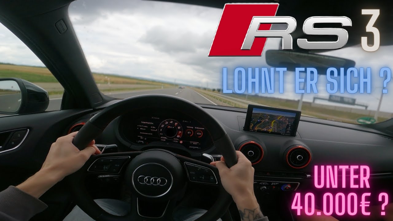 RS3 8V Probefahrt: Brutale Power und Fahrspaß im 5 Zylinder AUDI | POV