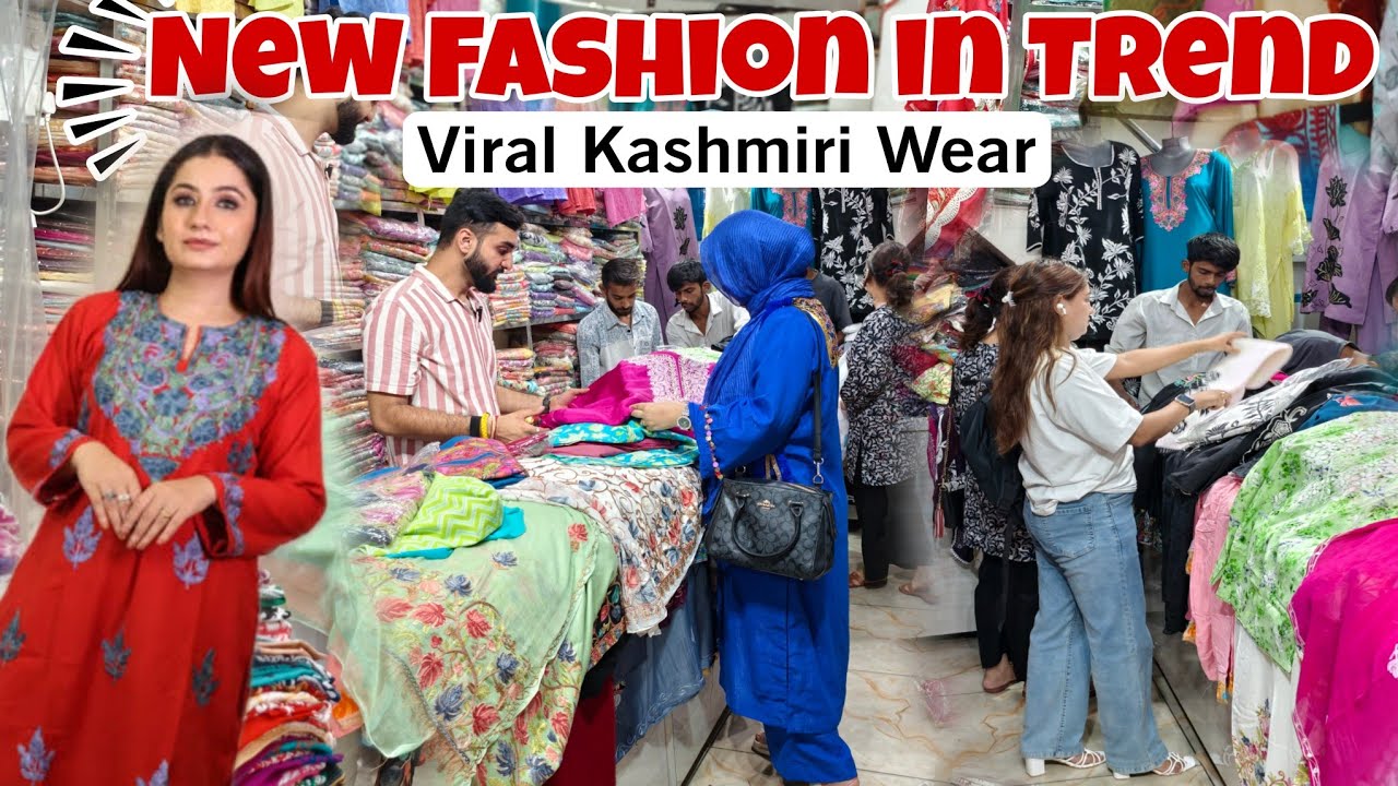 Spotted Most Viral Kashmiri wear in Local Market || Your Favourite Silk Scarf || Kashmiri kurti,Suit