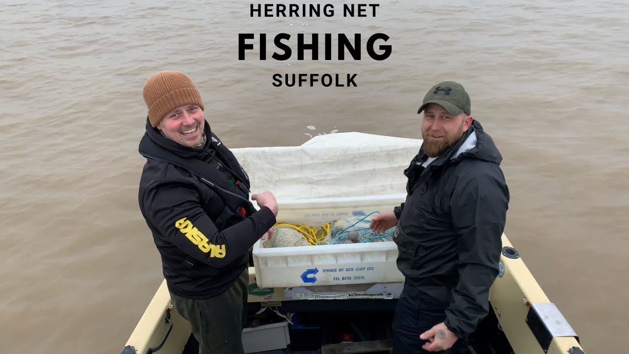 Small boat herring fishing on Suffolk coast