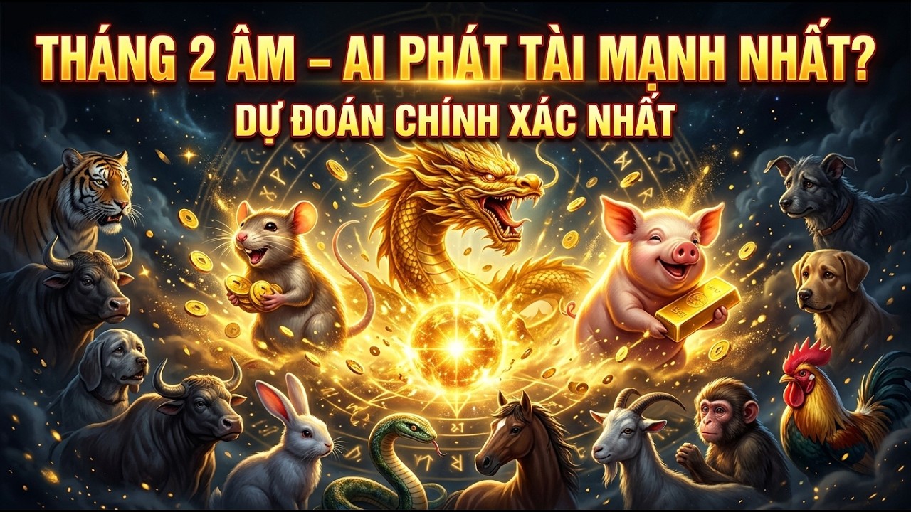 Tháng 2 Âm Lịch 2026: Ai Bất Ngờ Phát Tài? 3 Tuổi Đổi Đời, 3 Tuổi Hao Tài