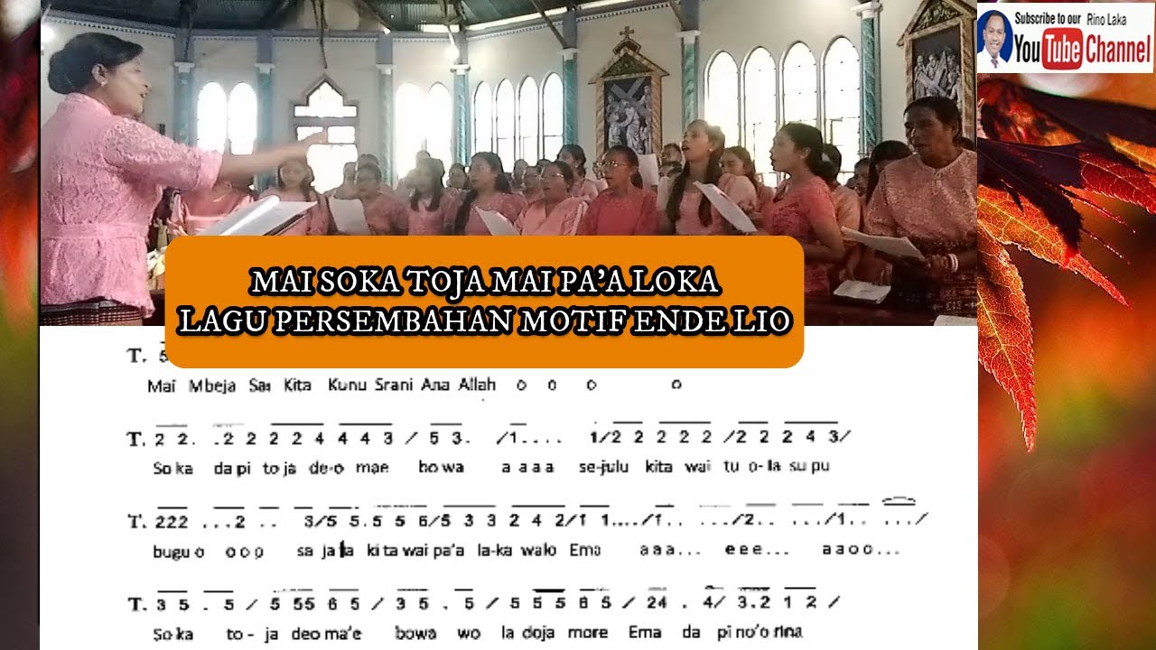 LAGU PERSEMBAHAN MERIAH MAI SOKA TOJA MAI PA'A LOKA MOTIF ENDE LIO