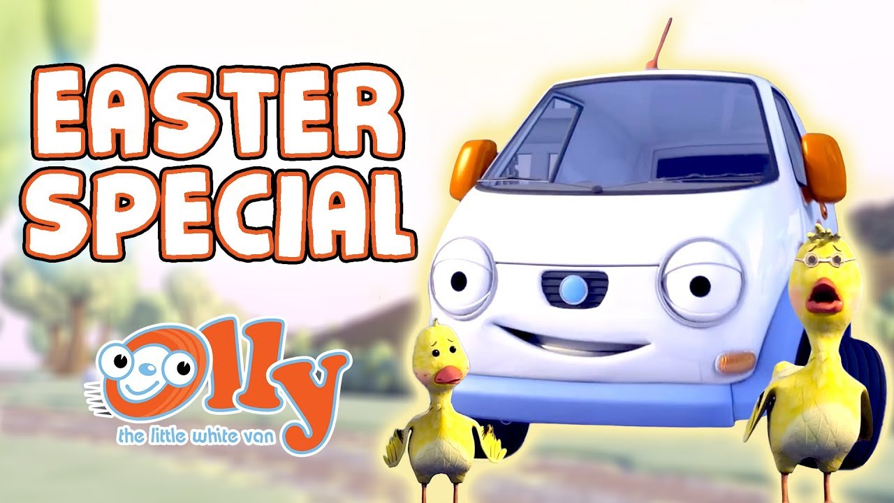 Olly the Little White Van - Easter Special | Cartoons for Kids