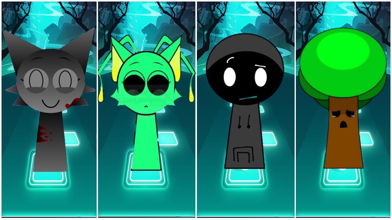 Incredibox Sprunki  Tunner 💥 Simon 💥 Raddy 💥 Sky  Tiles Hop EDM Rush!