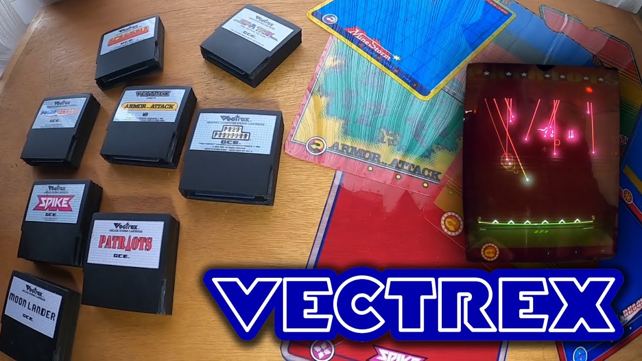 DIY Cartridges + overlays for VECTREX