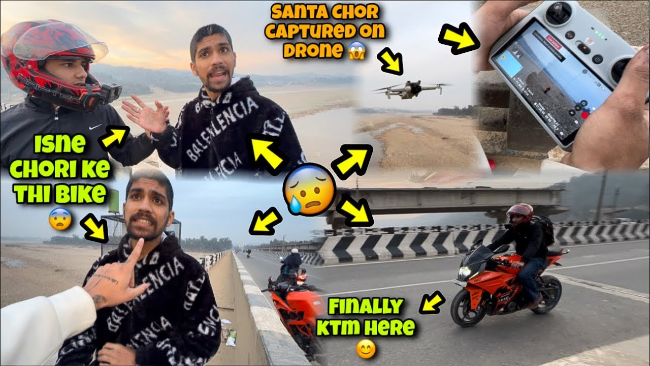 Santa Chor Captured On Drone 😱 Finally Ktm Here 😋