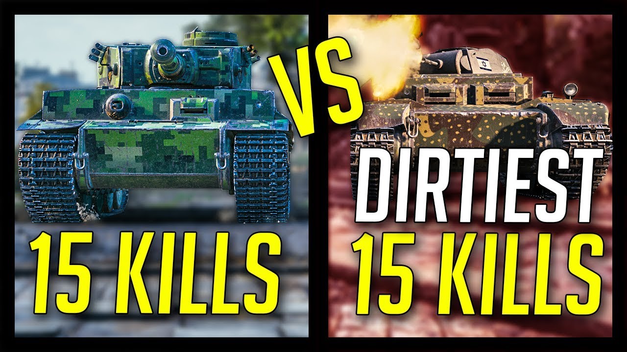 ► Dirtiest 15 Kills Ever? - World of Tanks 15 Frag Battles 2018