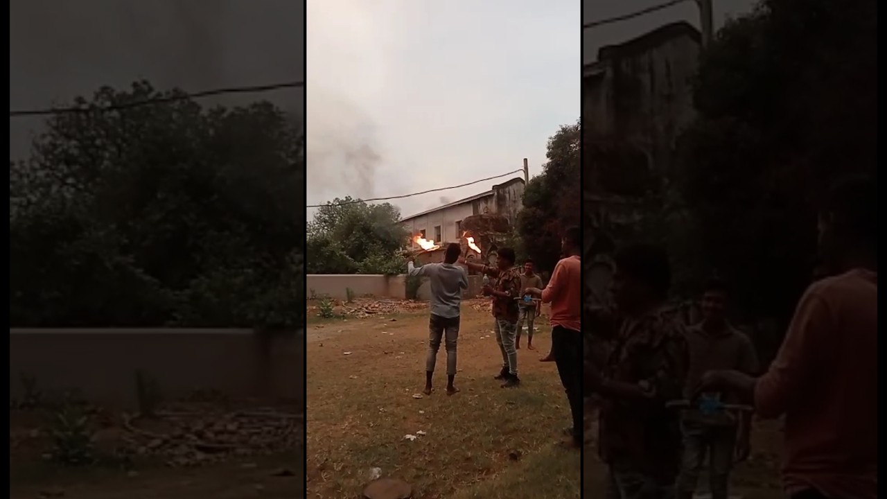 see how to release fire ||  mouth fire stunt training #shorts #viral