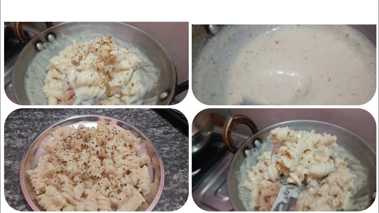 “Butter, Oregano & Chilli Flakes Se Bana Ultra Creamy White Sauce Pasta 😍”#whitesaucepasta#creamypas