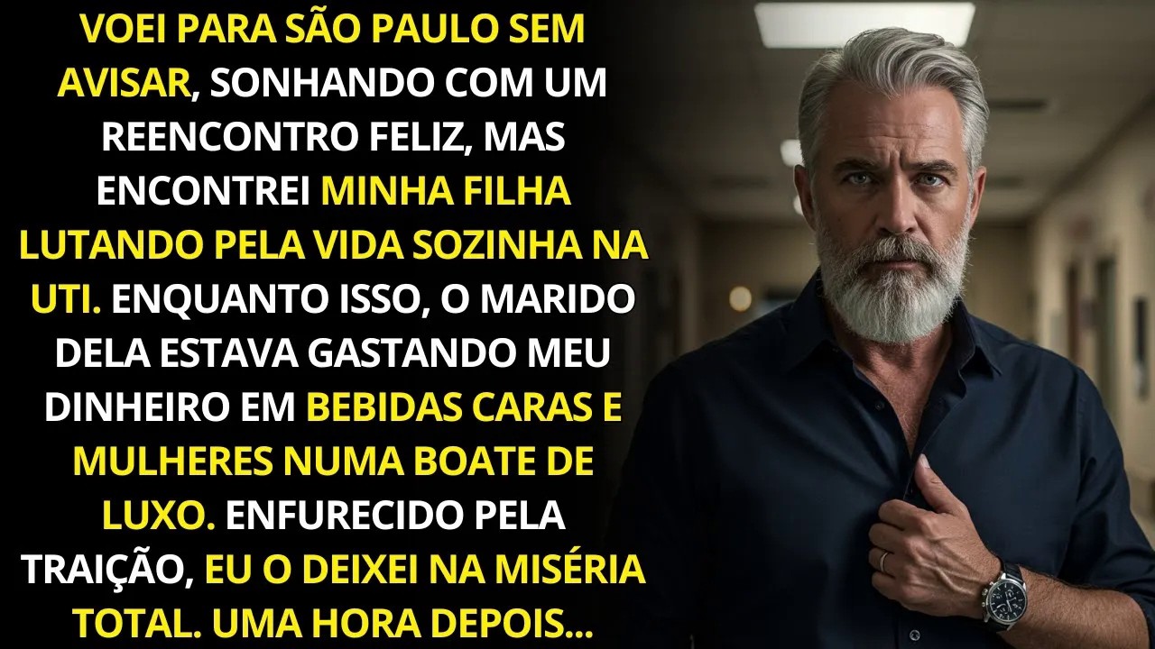 Enquanto Minha filha estava na UTI o marido se divertia em uma boate. Mas eu cheguei a tempo de...