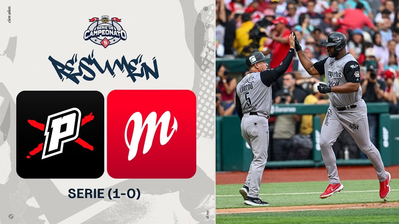 Piratas 🏴&zwj;☠️ vence a Diablos Rojos👹 en el primero de la Serie de Campeonato (30/08/2025) | RESUMEN ⚾