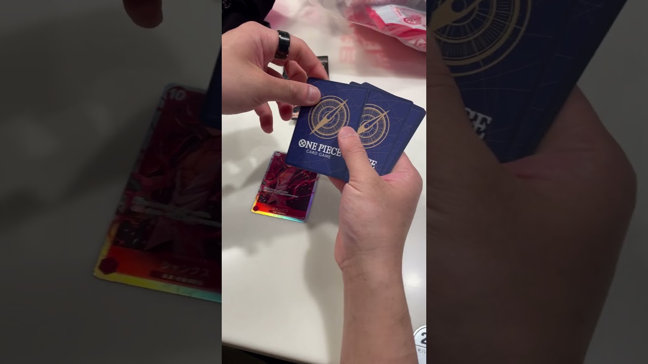 Opening One Piece TCG OP-09 straight in Tokyo, Japan #tcg #tcgonepiece #onepiece #shanks
