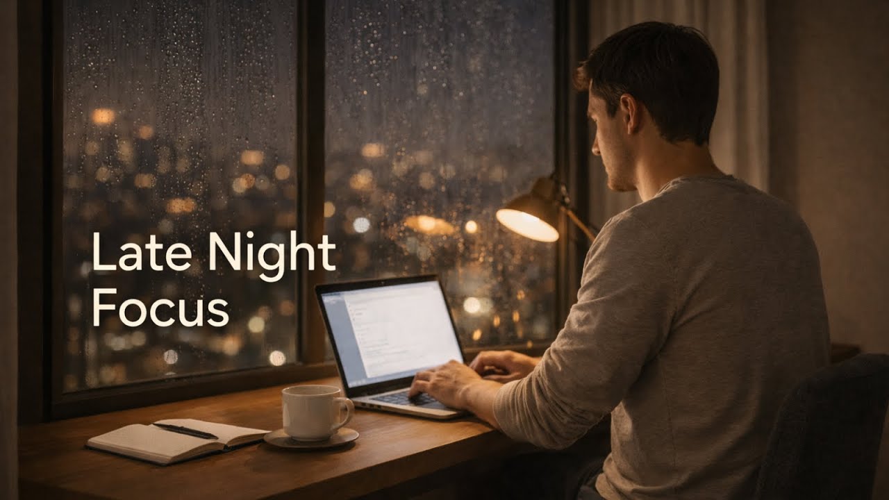 Late Night Focus — спокойная фоновая музыка для работы и продуктивности
