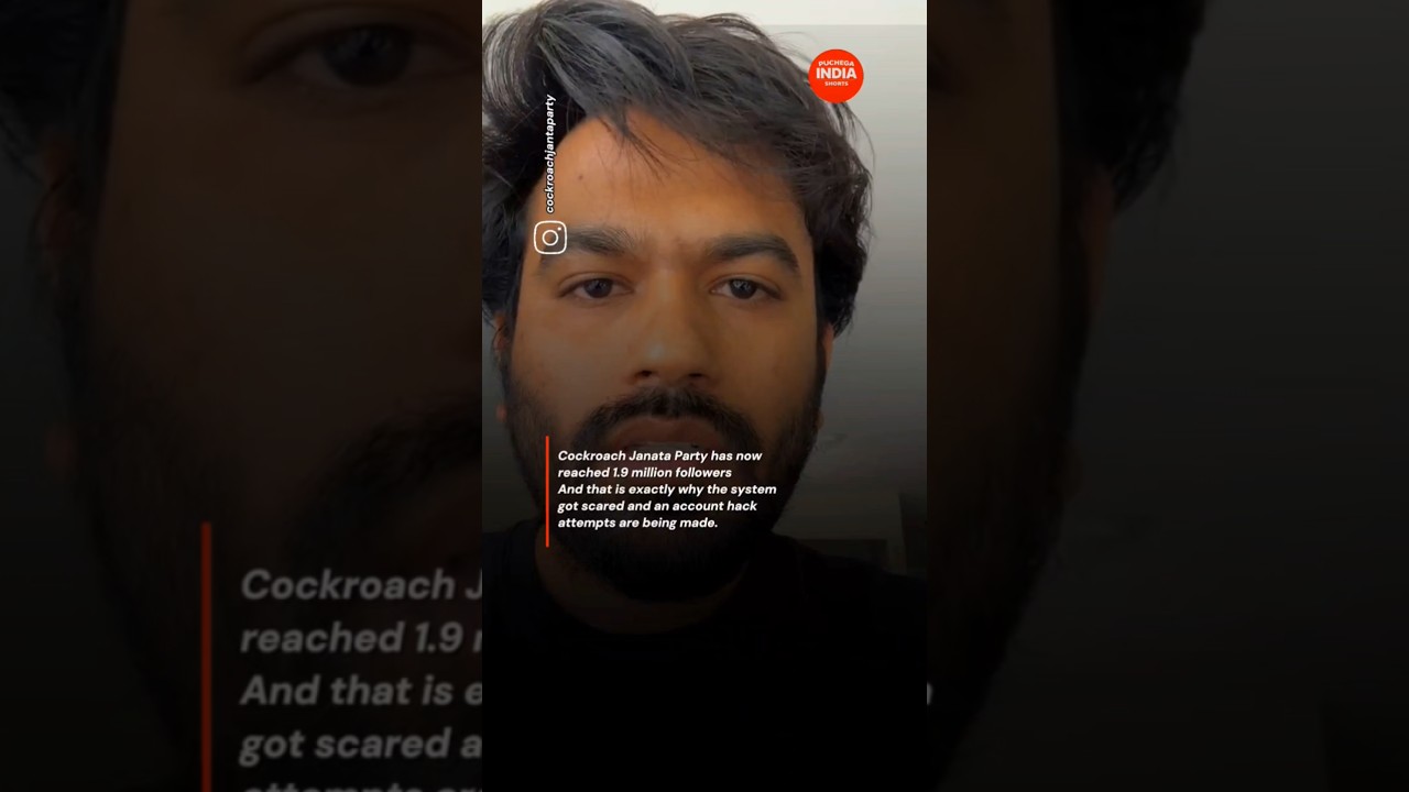 Cockroach Janata Party Account Hack Attempt 😡। #shorts #CockroachJanataParty