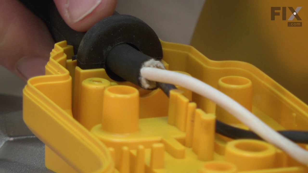 DeWalt Chop Saw Repair - How to Replace the Power Cord